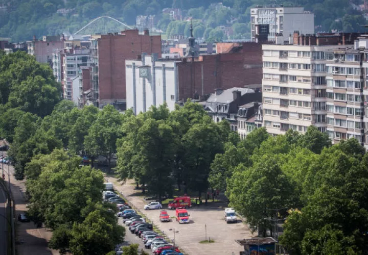 El tiroteo en Lieja que ha dejado tres víctimas mortales y dos heridos.