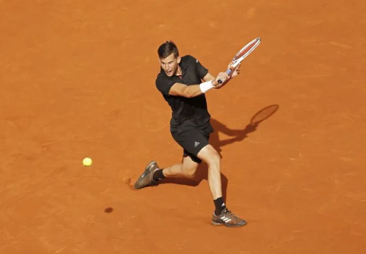 Dominic Thiem pasa a la semifinal del abierto de Madrid. Foto AP