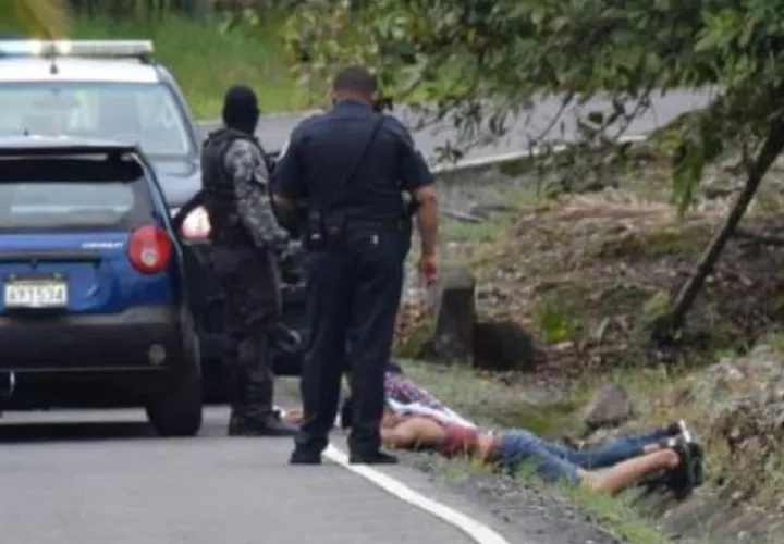 Momentos de la captura por parte de la Policía Nacional. Foto/Mayra Madrid
