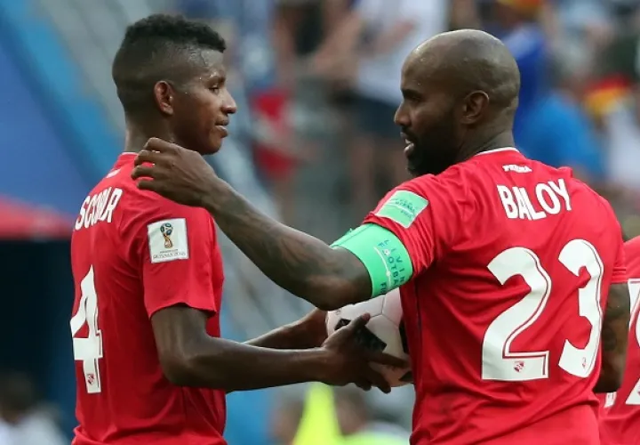 Baloy anotó el histórico gol de Panamá.