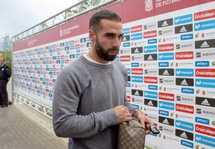 Carvajal está en duda para el primer partido de España / EFE