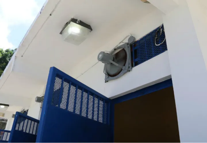 El lugar no atenta contra la seguridad de los reos. / Foto: @mingobpa