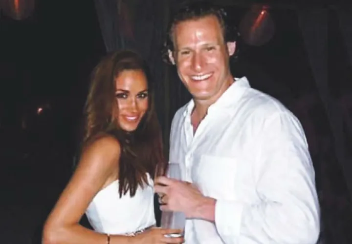 Meghan Markle y su exesposo. 