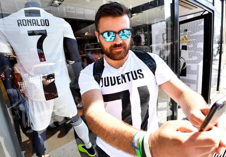 Cristiano causa sensación en Italia.