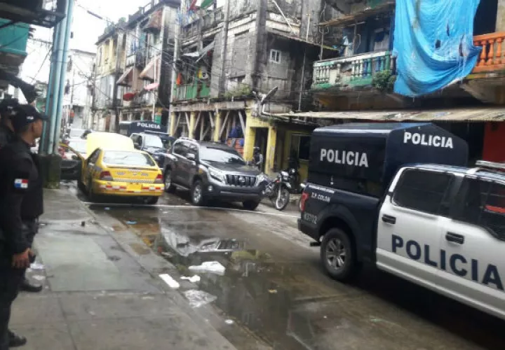 La Policía Nacional mantiene rondas en el área. Foto/ Diómedes Sánchez