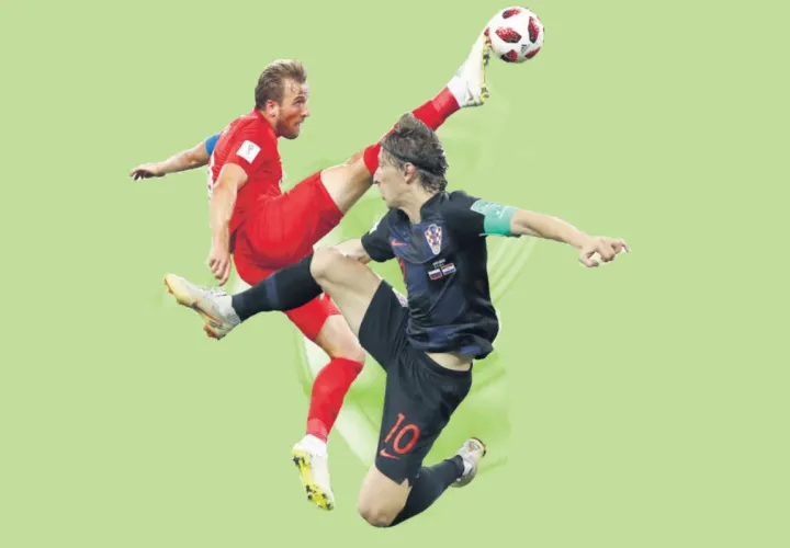 Inglaterra y Croacia pelean boleto a la final, donde los espera la Francia de Griezmann y Mbappé.