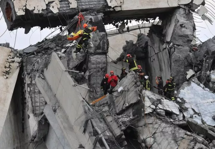 El puente Morandi fue construido en 1967. /Foto AP