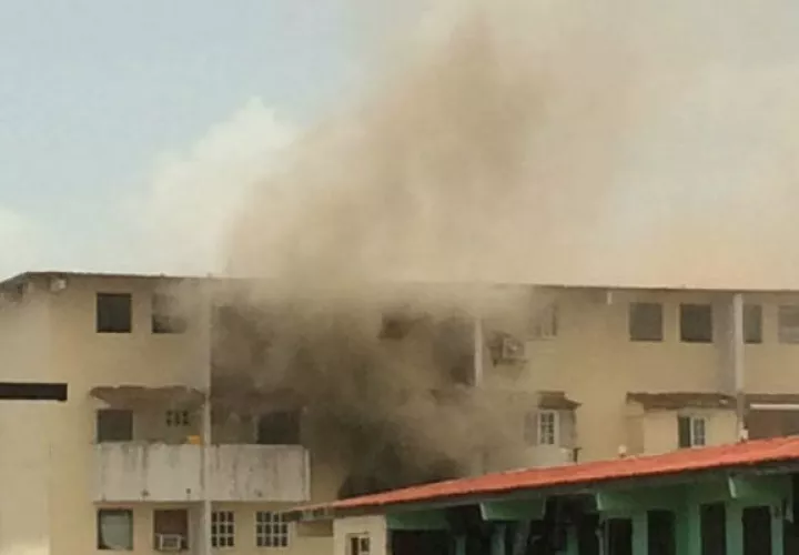 El conato de incendió fue causado por una estufa encendida. Foto/Diómedes Sánchez