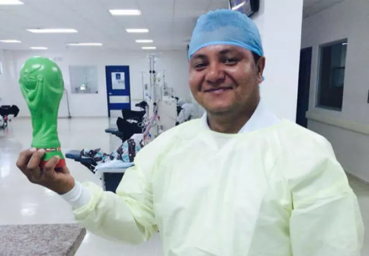 La víctima era técnico en enfermería en el hospital Dionisio Arrocha. Foto: Mayra Madrid.