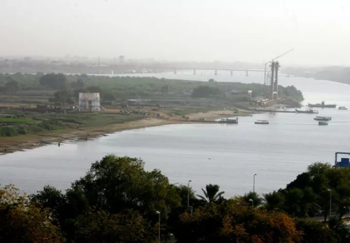 El río Nilo a su paso por Jartum. Foto: EFE 