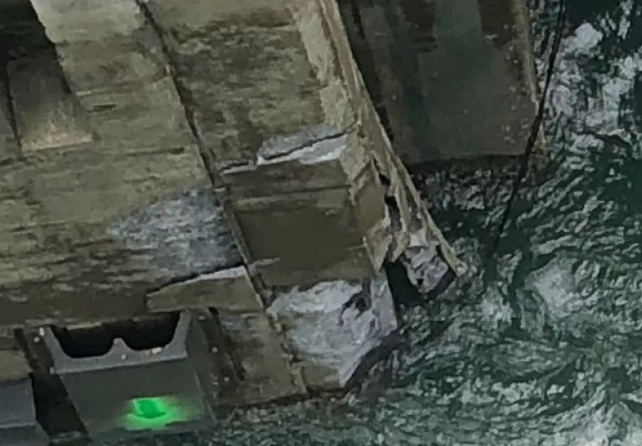 El tránsito de buques por las esclusas de Agua Clara fue afectado el pasado sábado 15 de septiembre