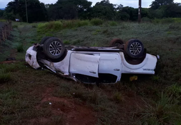  El accidente en Herrera se dio a eso de las 6:30 de la mañana. Foto: Thays Domínguez. 