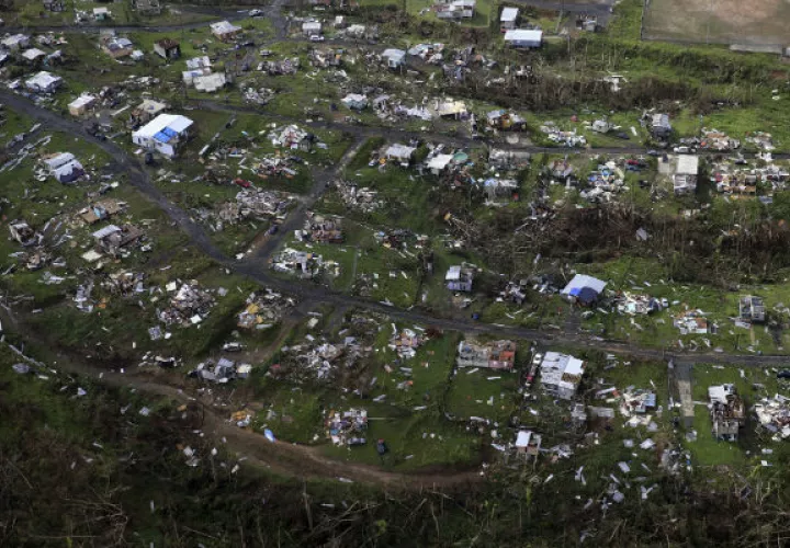 El Huracán María causó serios destrozos en Puerto Rico y sus alrededores. FOTO/AP