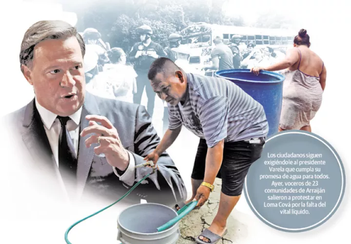 Agua para todos, una promesa de Juan Carlos Varela que no llegó. 