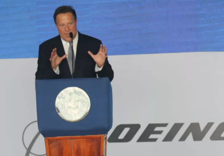 El presidente Juan Carlos Varela. 