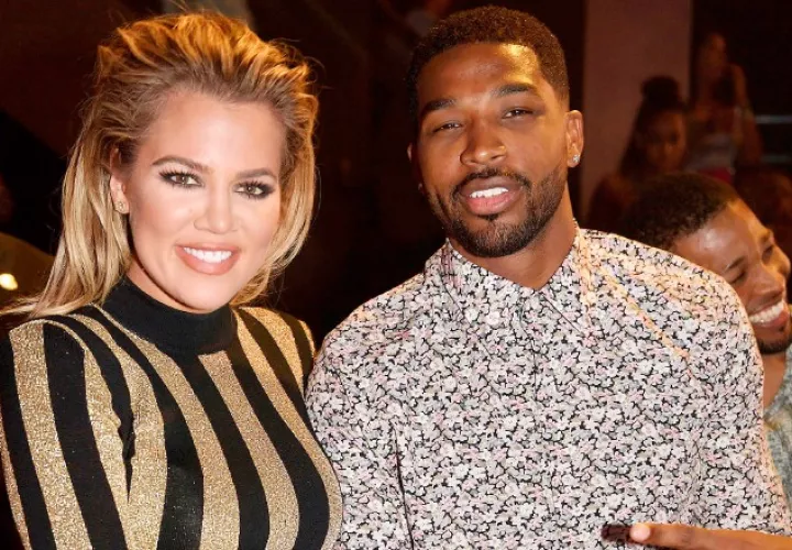 Khloé Kardasian y Tristan Thompson. 