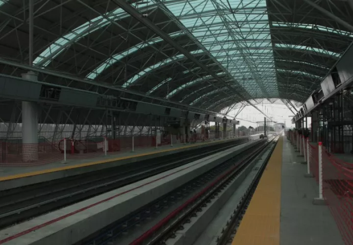 Línea 2 del Metro de Panamá. /Foto Víctor Arosemena