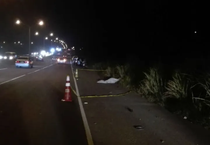 El accidente se registra próximo a la comunidad de El Marañonal en La Chorrera. Foto/Eric Montenegro
