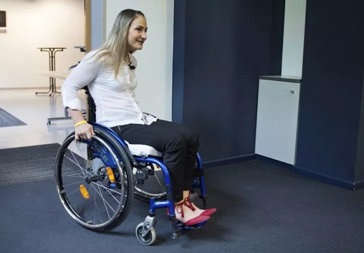 Kristina Vogel afronta su vida con optimismo.