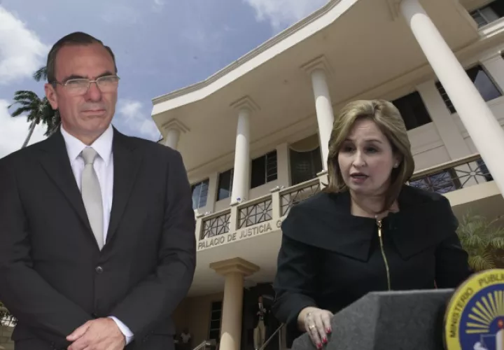 El jefe del Consejo de Seguridad, Rolando López, y la procuradora general de la nación, Kenia Porcell,  señalados en la justicia selectiva que se ha dado en este Gobierno. /Foto Víctor Arosemena