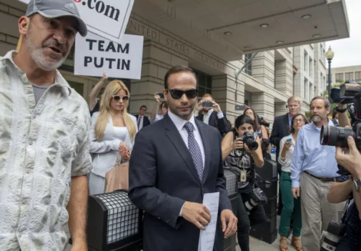 George Papadopoulos, exasesor de la campaña electoral de Donald Trump, dice sentirse deprimido. FOTO/AP
