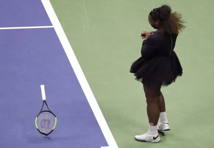 Serena estuvo irreconocible.