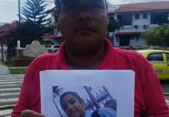 Isidoro Tejeira padre del menor, fue quien interpuso la denuncia ante las autoridades. Foto: Mayra Madrid.  