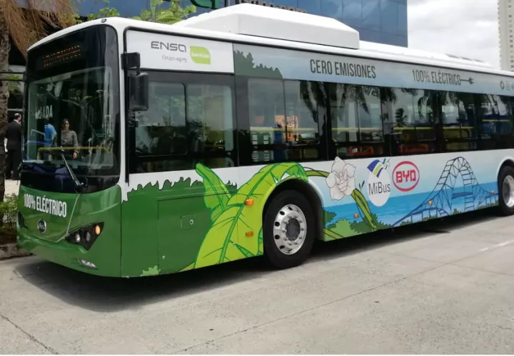 Un bus eléctrico tipo K9, de  12 metros de largo. Foto/Archivos