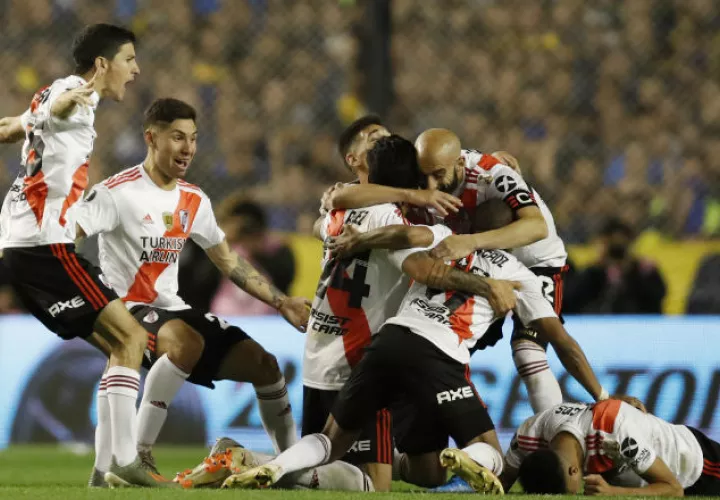 River Plate eliminó a Boca Jrs en la Bombonera Foto AP
