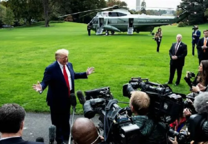 Imagen de archivo del presidente estadounidense, Donald Trump.  Foto:EFE