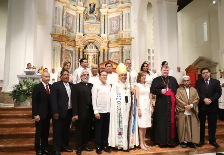 Celebración del Te Deum en en la Catedral Basílica Santa María la Antigua.