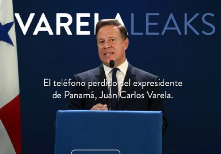 Esta es la imagen que aparece cuando se abre el portal varelaleaks.com y que contiene la filtración telefónica. Imagen de internet