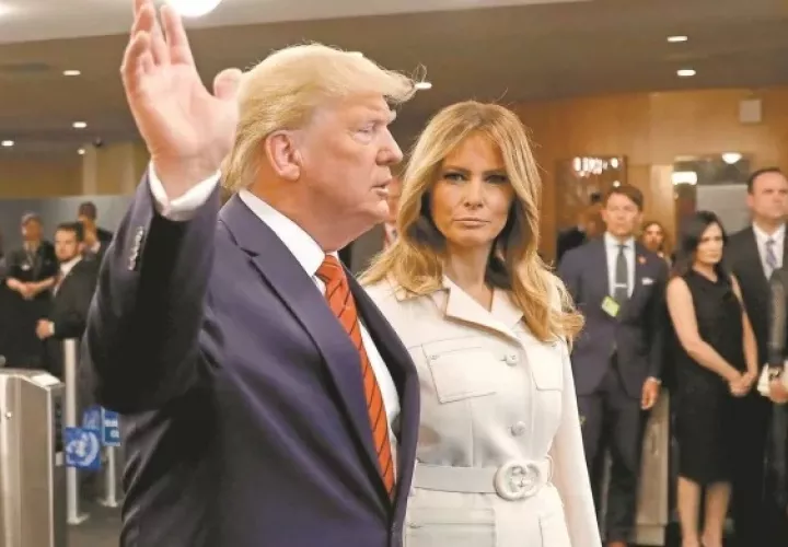Melania Trump vive en sus propias estancias dentro de la Casa Blanca. Foto: EFE.