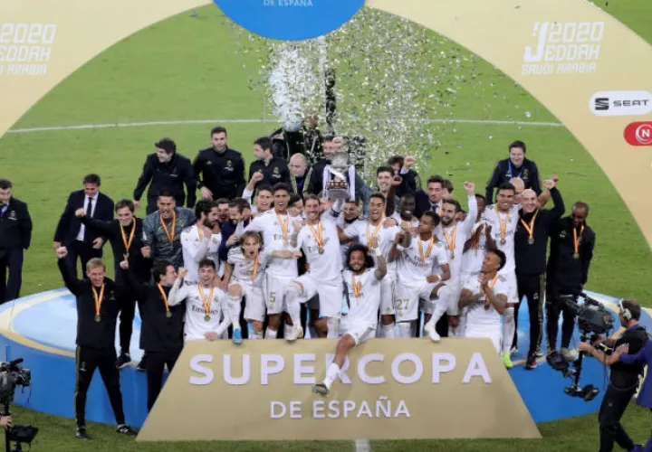 El Real Madrid celebró en Arabia Saudita Foto EFE