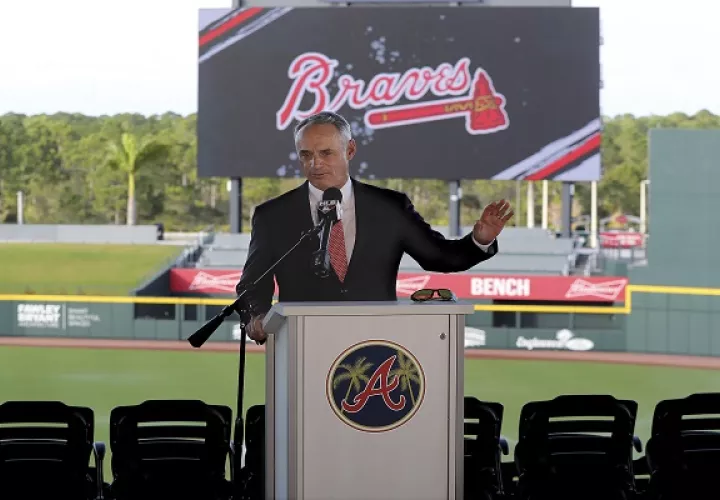  Rob Manfred , comisionado de las Grandes Ligas. Foto:AP