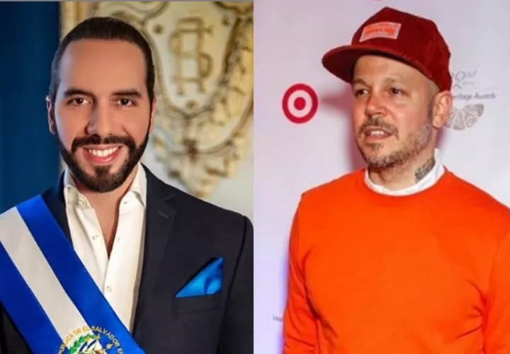 Nayib Bukele y Residente. Foto: Instagram