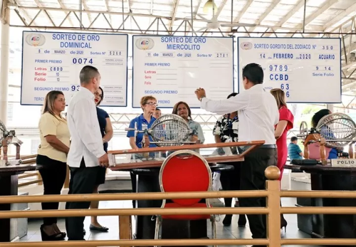 Los sorteos de la Lotería fueron suspendidos desde el próximo lunes hasta el 12 de abril.
