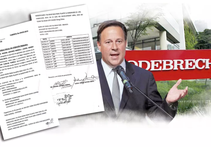 Ampliación de denuncia contra Juan Carlos Varela se presentó el 20 de febrero pasado.