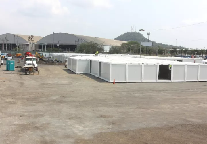 Panorámica del área de construcción en el sector de Albrook. Cortesía