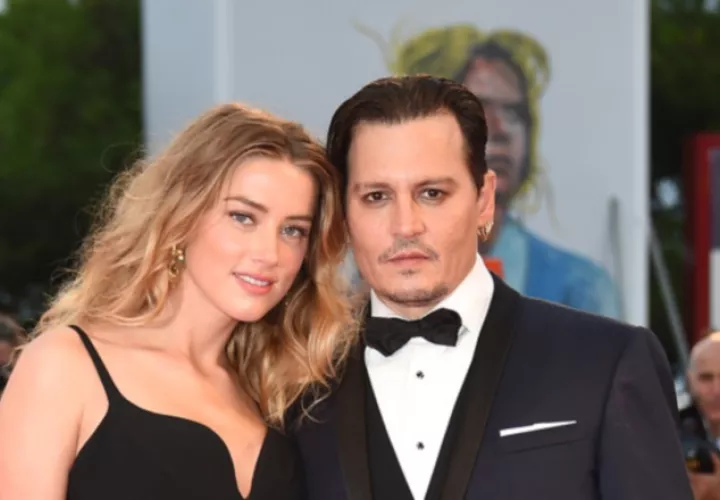 Amber Heard y Johnny Depp.