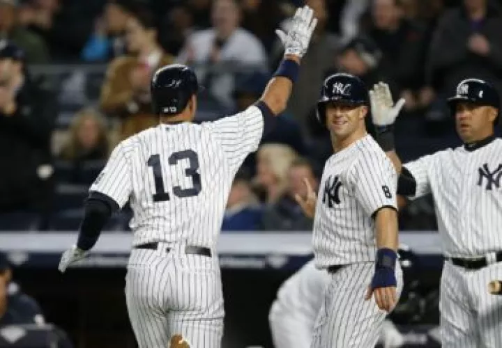 Jugadores de los Yanquis. Foto:AP