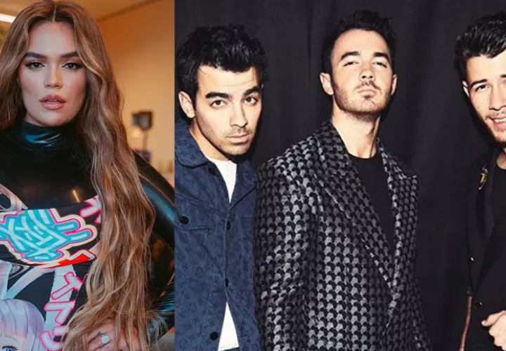 Karol G y Jonas Brothers. Foto: Instagram
