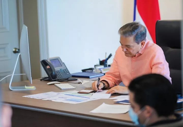 Donald Trump y Laurentino Cortizo en contacto en medio de la pandemia del COVID-19. 