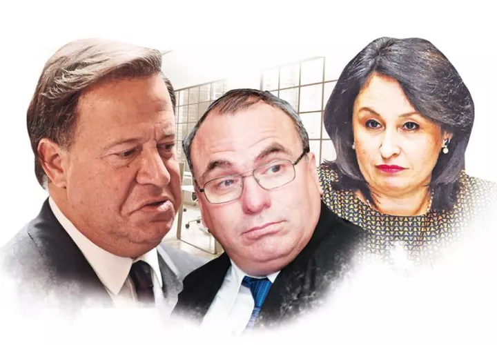 Juan Carlos Varela, Rolando López y Kenia Porcell, querellados por cuatro delitos. 