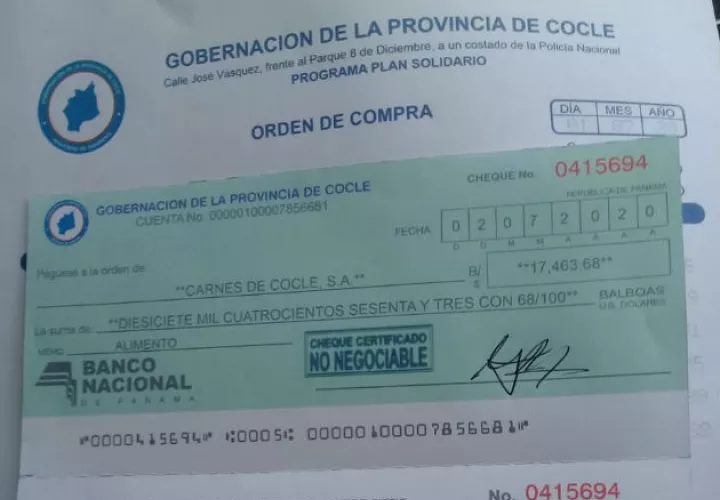 Los cheques están siendo introducidos comercios de distintas provincias del país. Foto: Eric Montenegro.