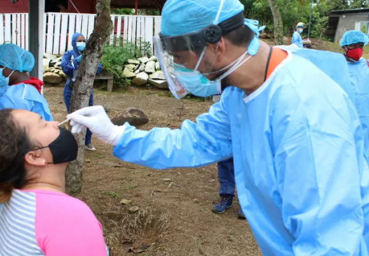  Se busca cortar con la cadena de transmisión del virus en esta área. Fotos: Eric A. Montenegro.