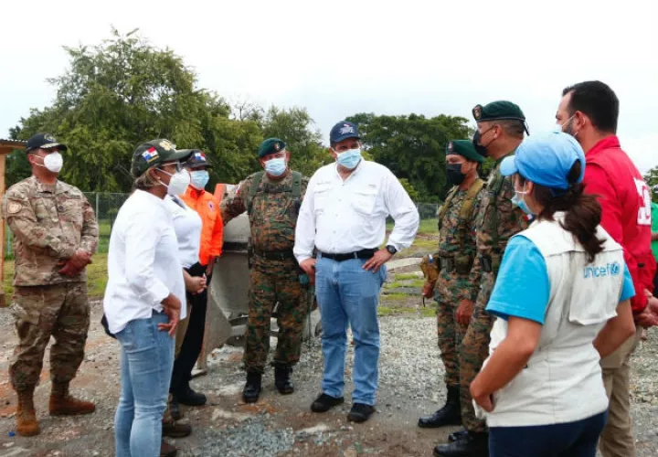 Con la apertura de este campamento en San Vicente, el traslado de las otras familias será de manera paulatina. Fotos: Cortesía.