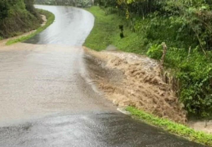 Corriente del río Divalá, a la altura de la toma de la planta potabilizadora de este corregimiento en Alanje. Foto: José Vásquez