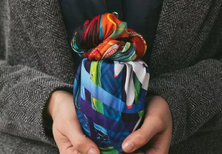 Técnica japonesa 'furoshiki'. LUSH ESPAÑA