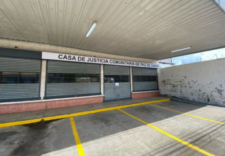  Casa de Justicia Comunitaria de Paz del corregimiento de David Cabecera. Foto: José Vásquez.